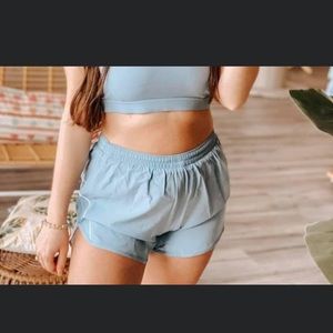 Dusty blue shorts